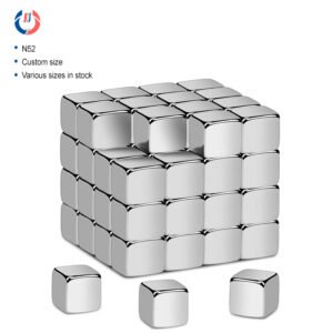 5mm nickel-plated neodymium magnet cube building block for kids' educational toys