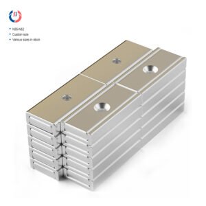 Customized N52 strong 30X10X5 rectangular neodymium magnet block, made of NdFeB rare earth material