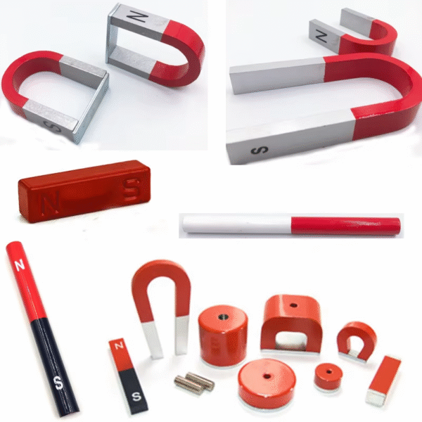 Size customization examples for Alnico rod magnets: diameter 3-50mm, length 10-200mm